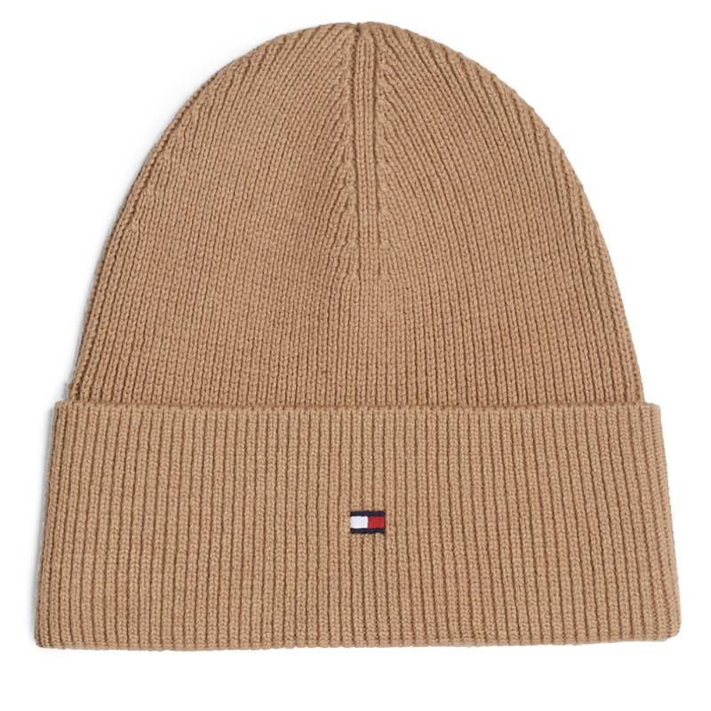 Mütze Tommy Hilfiger Essential AW0AW16637 Beige von Tommy Hilfiger