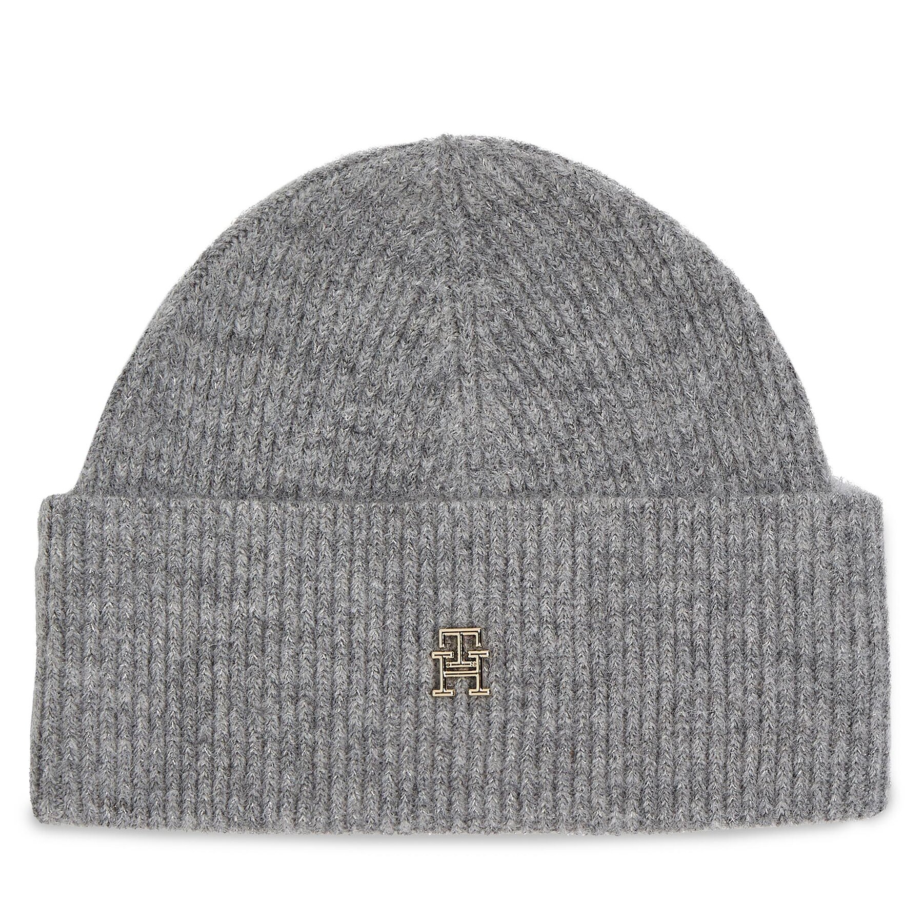 Mütze Tommy Hilfiger Th Evening Beanie AW0AW15319 Medium Grey Heather P4A von Tommy Hilfiger