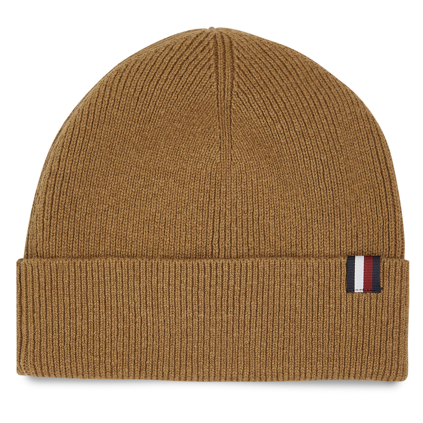 Mütze Tommy Hilfiger Uptown Wool Beanie AM0AM11483 Desert Khaki GWJ von Tommy Hilfiger