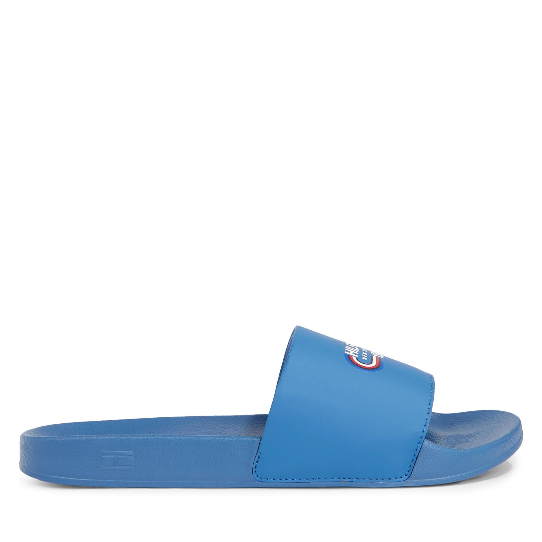 Pantoletten Tommy Hilfiger Rwb Hilfiger Oly Pool Slide FM0FM05019 Antique Blue C2Y von Tommy Hilfiger