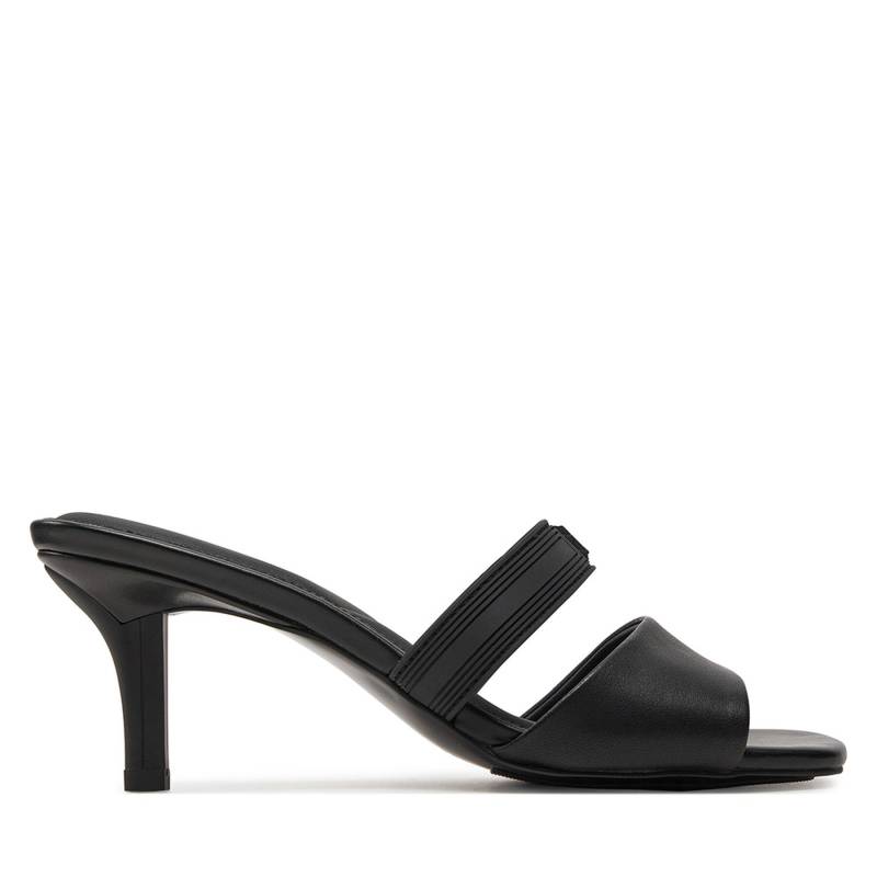 Pantoletten Tommy Hilfiger Sporty Leather Mule FW0FW07640 Schwarz von Tommy Hilfiger