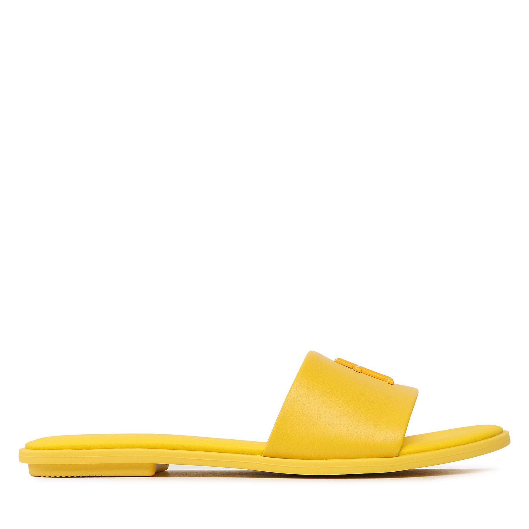 Pantoletten Tommy Hilfiger Th Pop Mule FW0FW07097 Vivid Yellow von Tommy Hilfiger