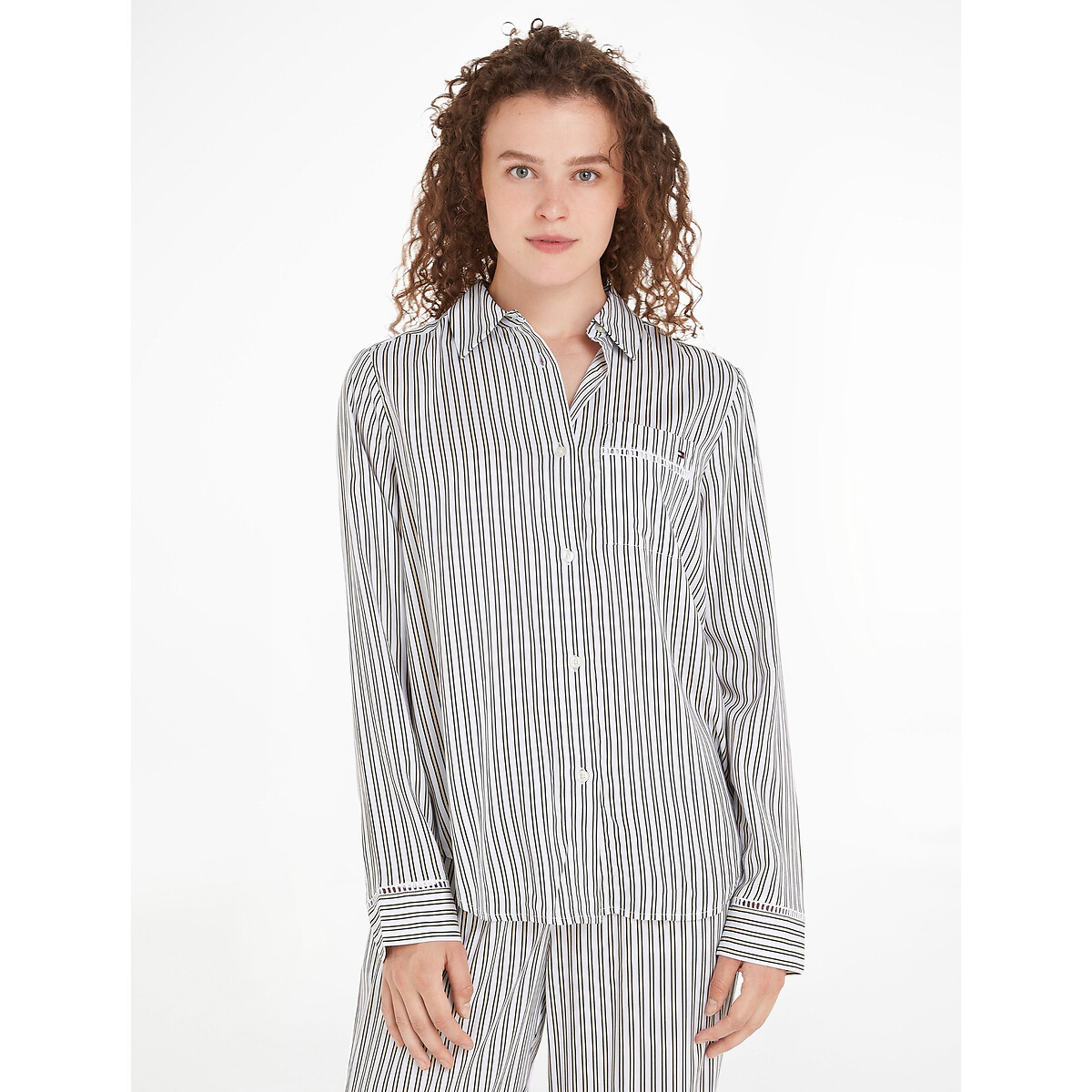 Pyjama-Oberteil, Hemdform von Tommy Hilfiger