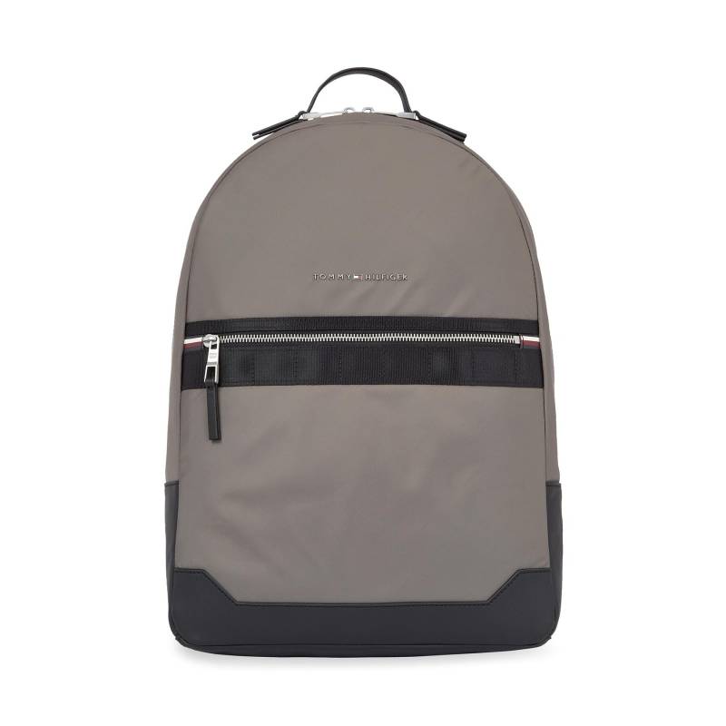 Rucksack Tommy Hilfiger Th Elevated Nylon Backpack AM0AM11573 Grau von Tommy Hilfiger