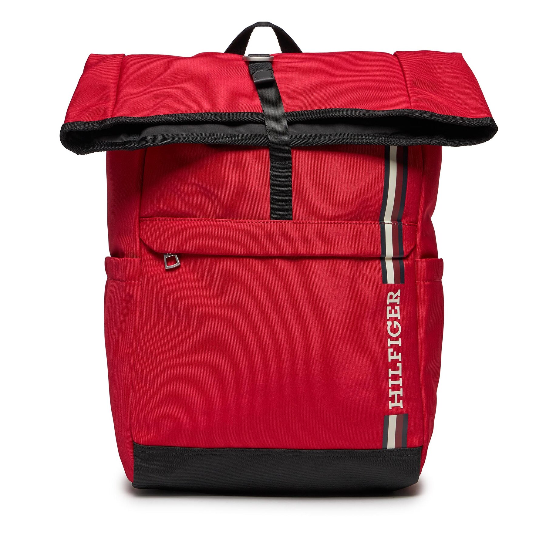 Rucksack Tommy Hilfiger Th Monotype Rolltop Backpack AM0AM11792 Primary Red XLG von Tommy Hilfiger
