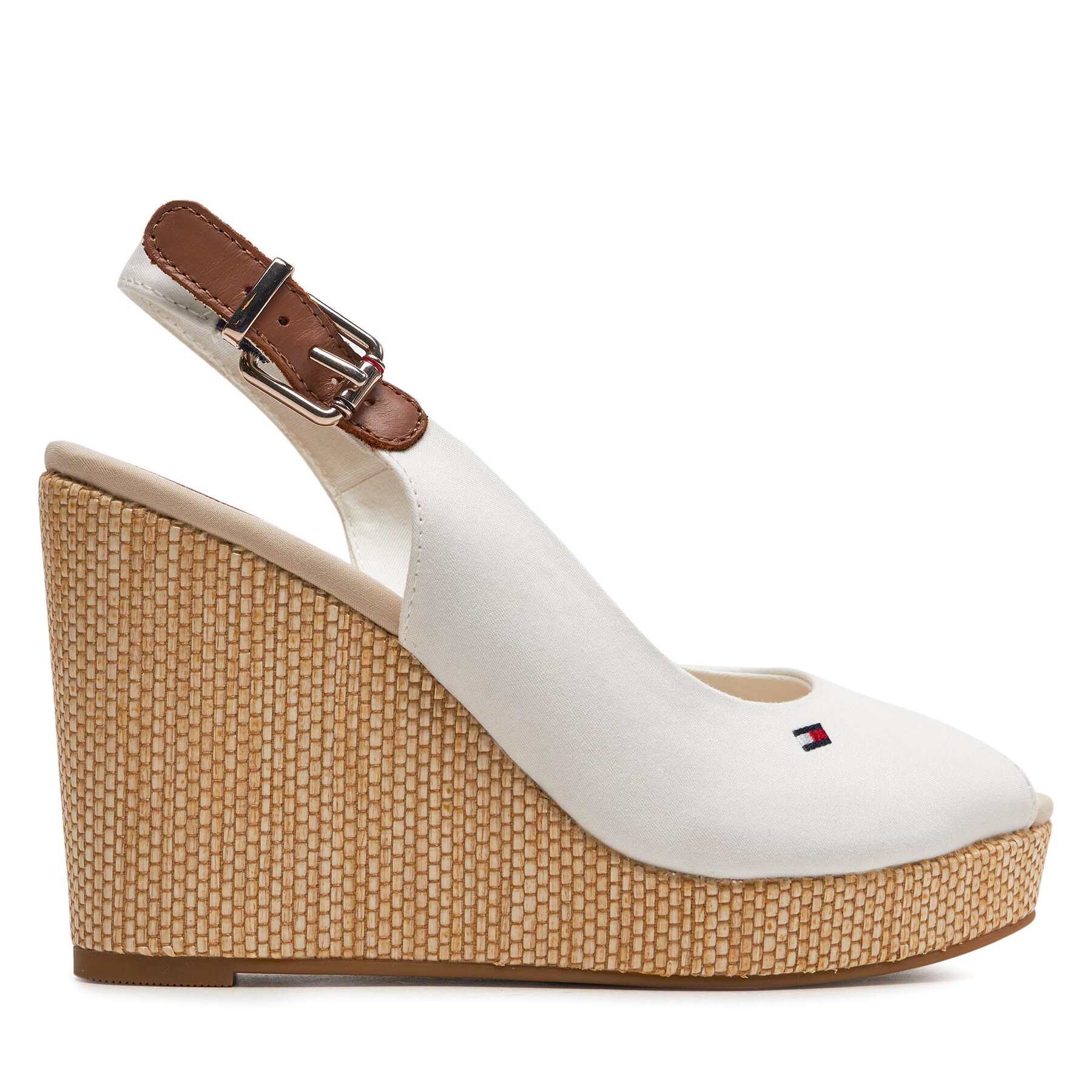 Sandalen Tommy Hilfiger Iconic Elena Sling Back Wedge FW0FW04789 Écru Sandalen Tommy Hilfiger Iconic Elena Sling Back Wedge FW0FW04789 Écru von Tommy Hilfiger