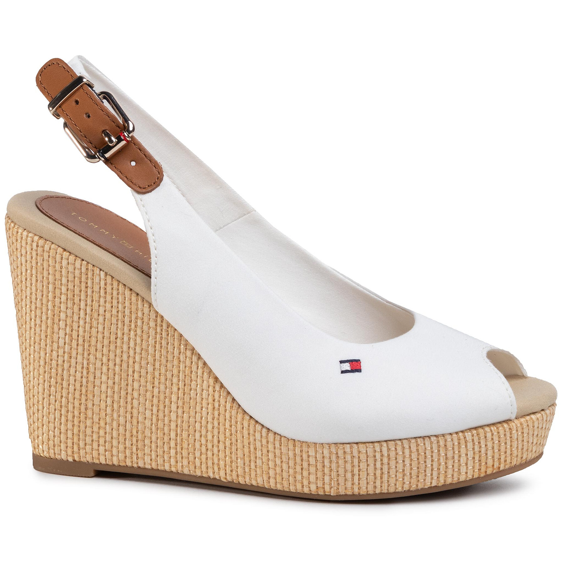 Espadrilles Tommy Hilfiger Iconic Elena Sling Back Wedge FW0FW04789 Écru Espadrilles Tommy Hilfiger Iconic Elena Sling Back Wedge FW0FW04789 Écru von Tommy Hilfiger