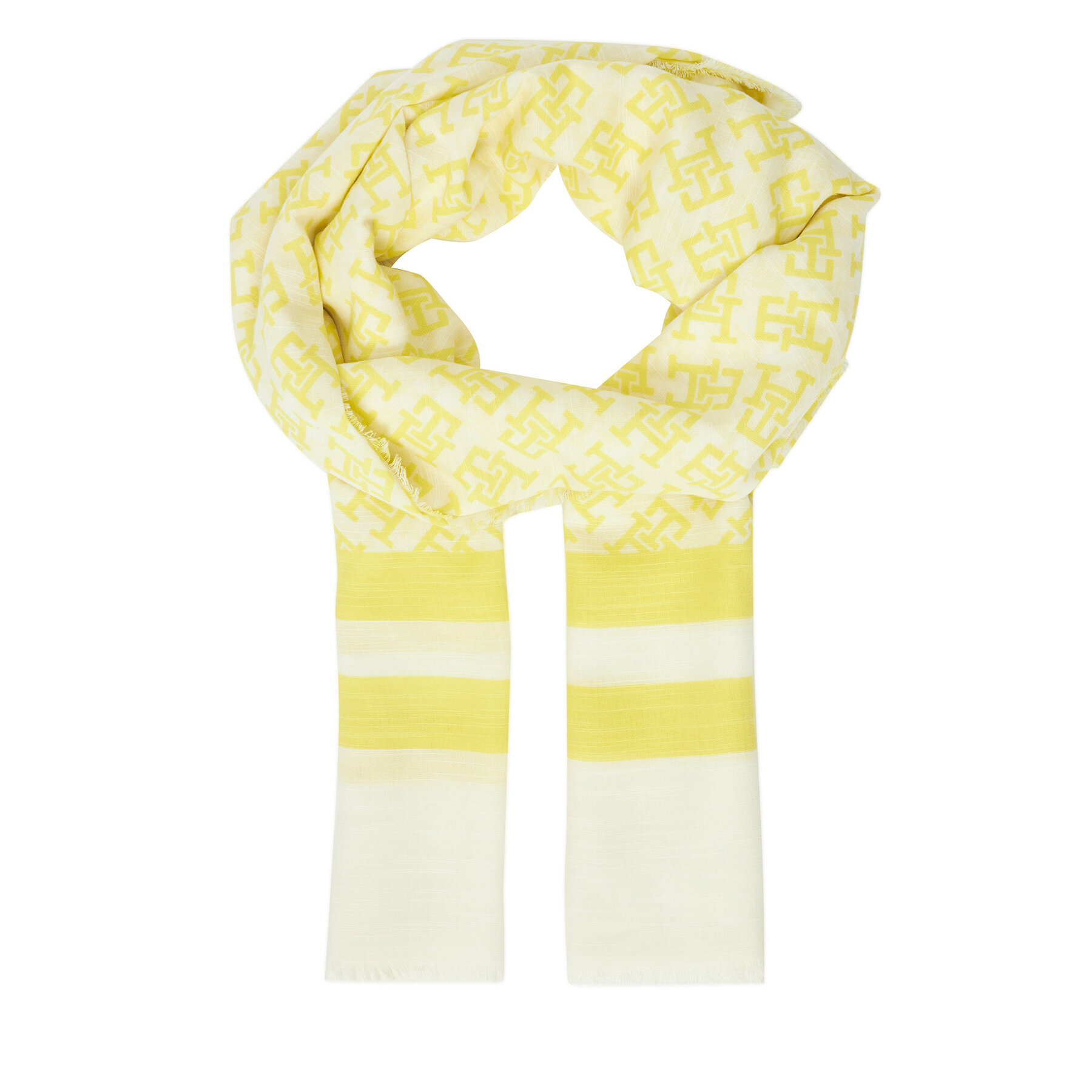 Schal Tommy Hilfiger Beach Summer Mono Scarf AW0AW16030 Yellow Tulip ZIN von Tommy Hilfiger