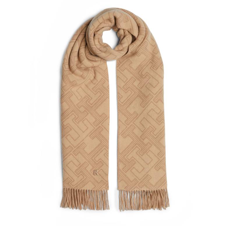 Schal Tommy Hilfiger MonogramAW0AW16650 Beige von Tommy Hilfiger