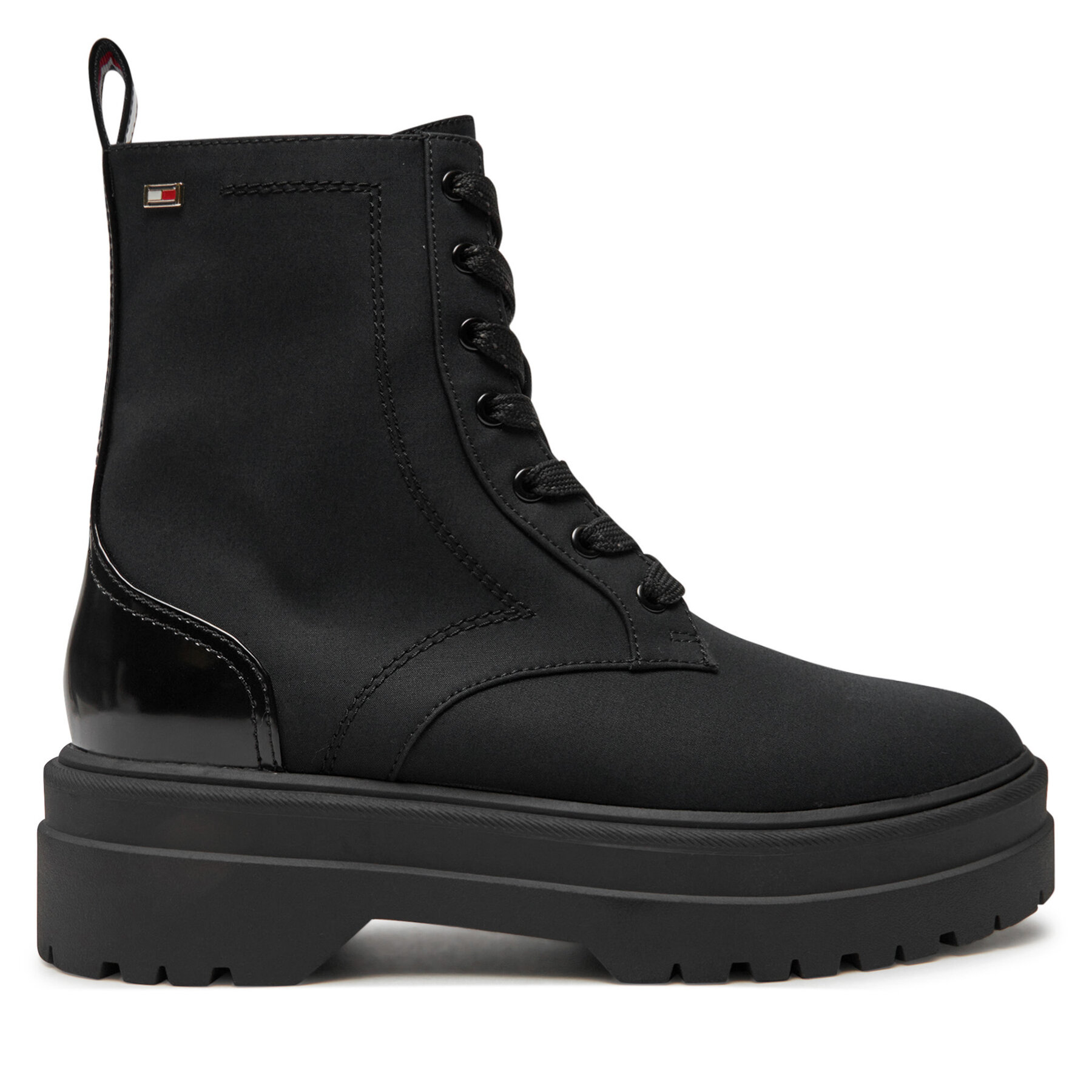 Schnürstiefeletten Tommy Hilfiger Flag Ventile Lace Up Boot FW0FW08287 Schwarz Schnürstiefeletten Tommy Hilfiger Flag Ventile Lace Up Boot FW0FW08287 Schwarz von Tommy Hilfiger