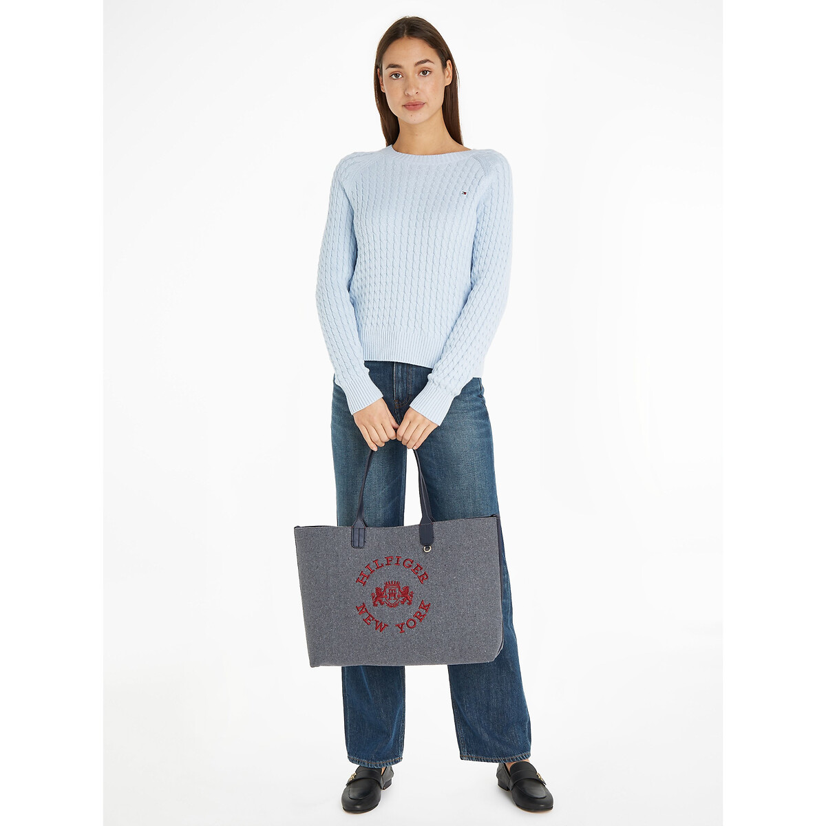 Shopper ICONIC TOMMY WOOL LOGO von Tommy Hilfiger