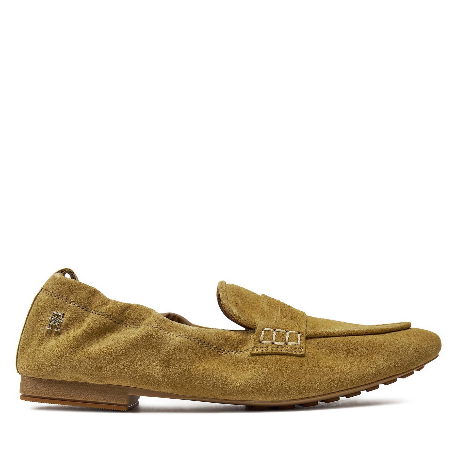 Slipper Tommy Hilfiger Th Suede Moccasin FW0FW07714 Khakifarben Slipper Tommy Hilfiger Th Suede Moccasin FW0FW07714 Khakifarben von Tommy Hilfiger