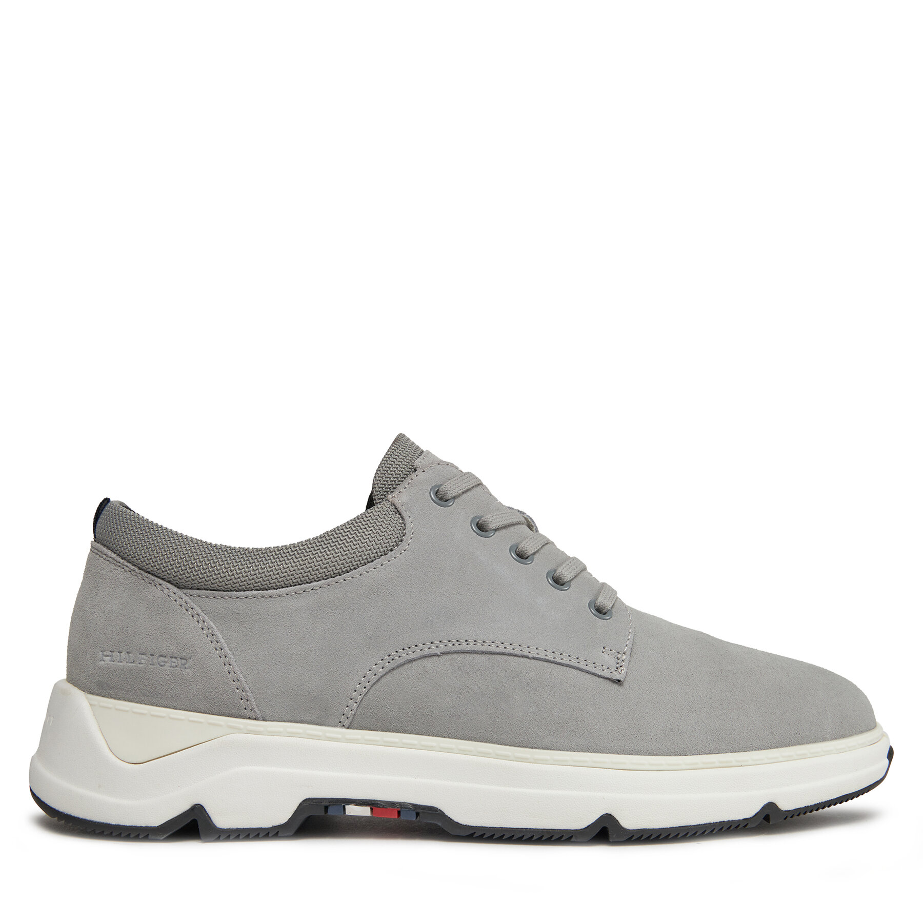 Sneakers Tommy Hilfiger Casual Hilfiger Hybrid Suede FM0FM04996 Antique Silver PRT von Tommy Hilfiger