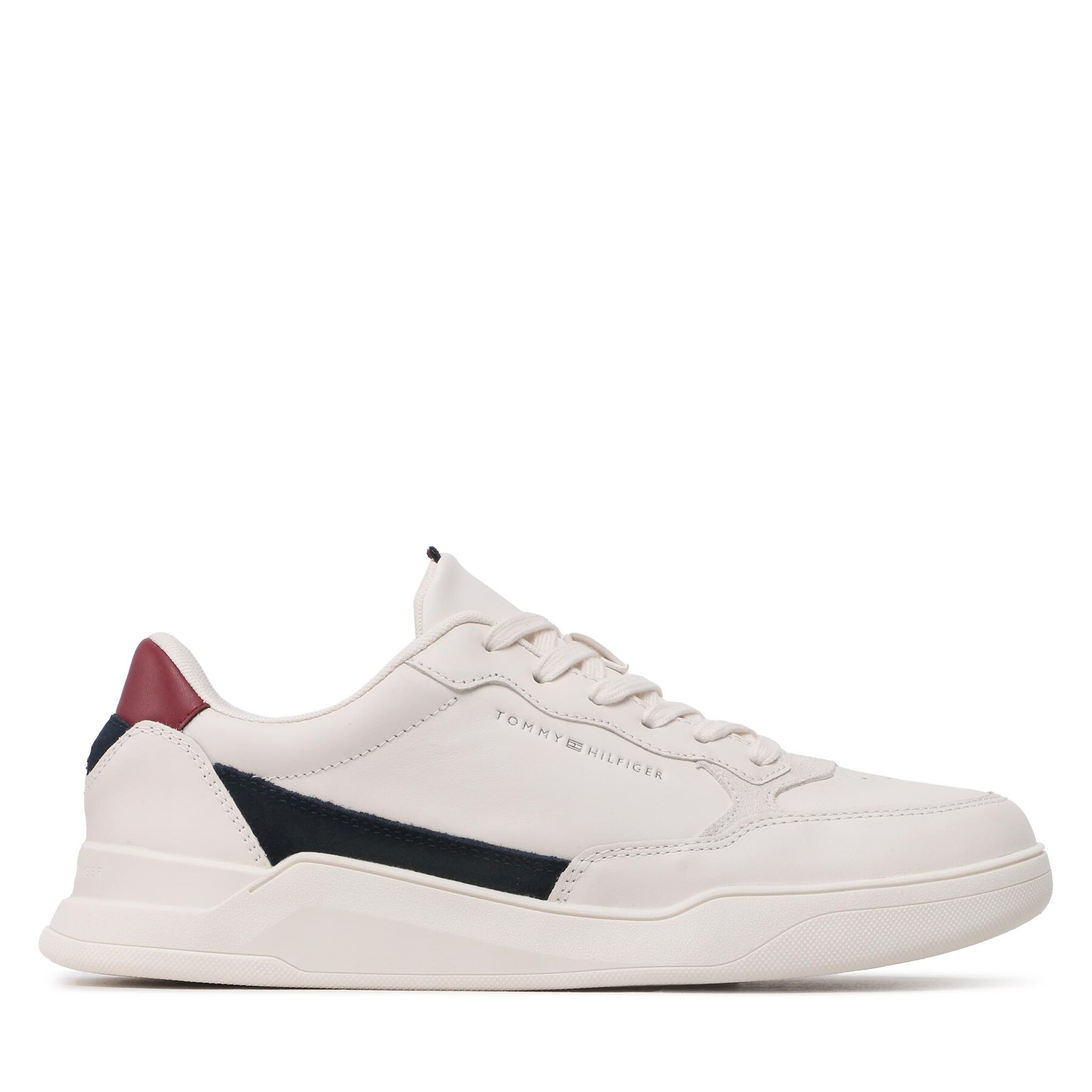 Sneakers Tommy Hilfiger Elevated Cupsole Leather FM0FM04490 Weathered White AC0 von Tommy Hilfiger