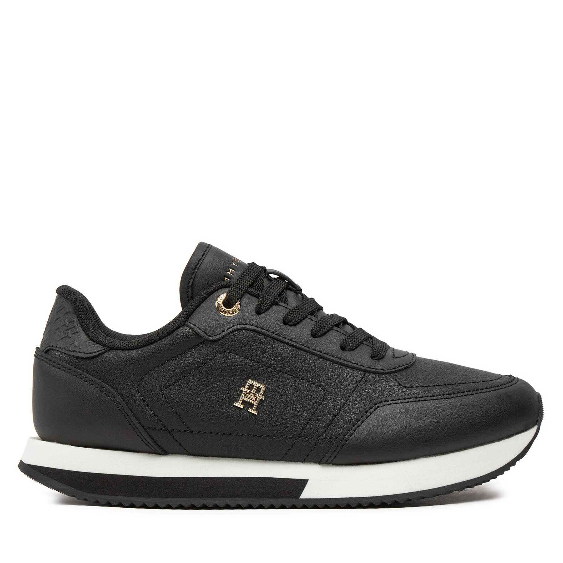 Sneakers Tommy Hilfiger Elevated Essent Runner Monogram FW0FW08285 Schwarz von Tommy Hilfiger