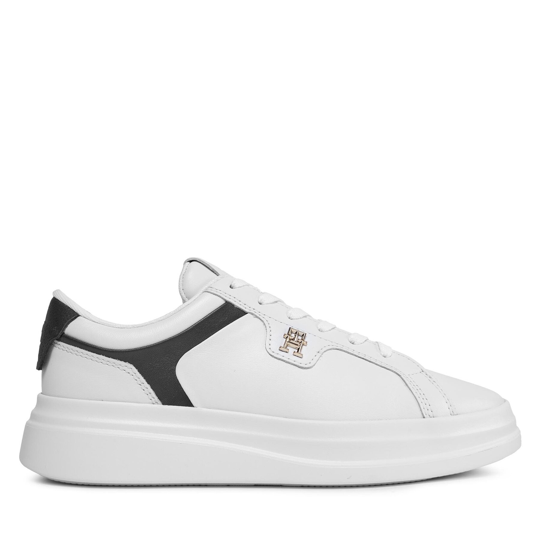 Sneakers Tommy Hilfiger Pointy Court FW0FW07460 White/Space Blue 0K4 von Tommy Hilfiger