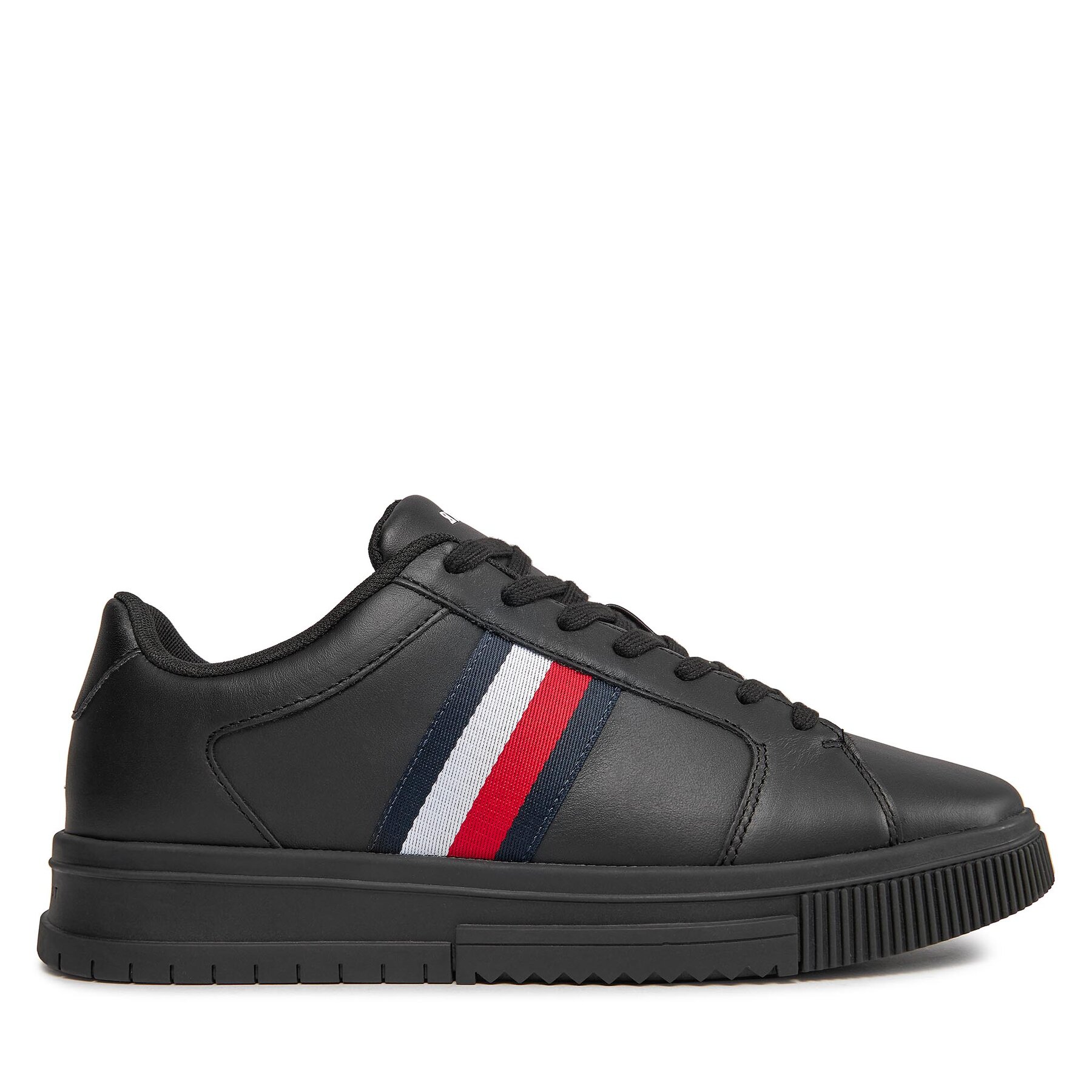 Sneakers Tommy Hilfiger Supercup Lth Stripes Ess FM0FM04895 Schwarz Sneakers Tommy Hilfiger Supercup Lth Stripes Ess FM0FM04895 Schwarz von Tommy Hilfiger