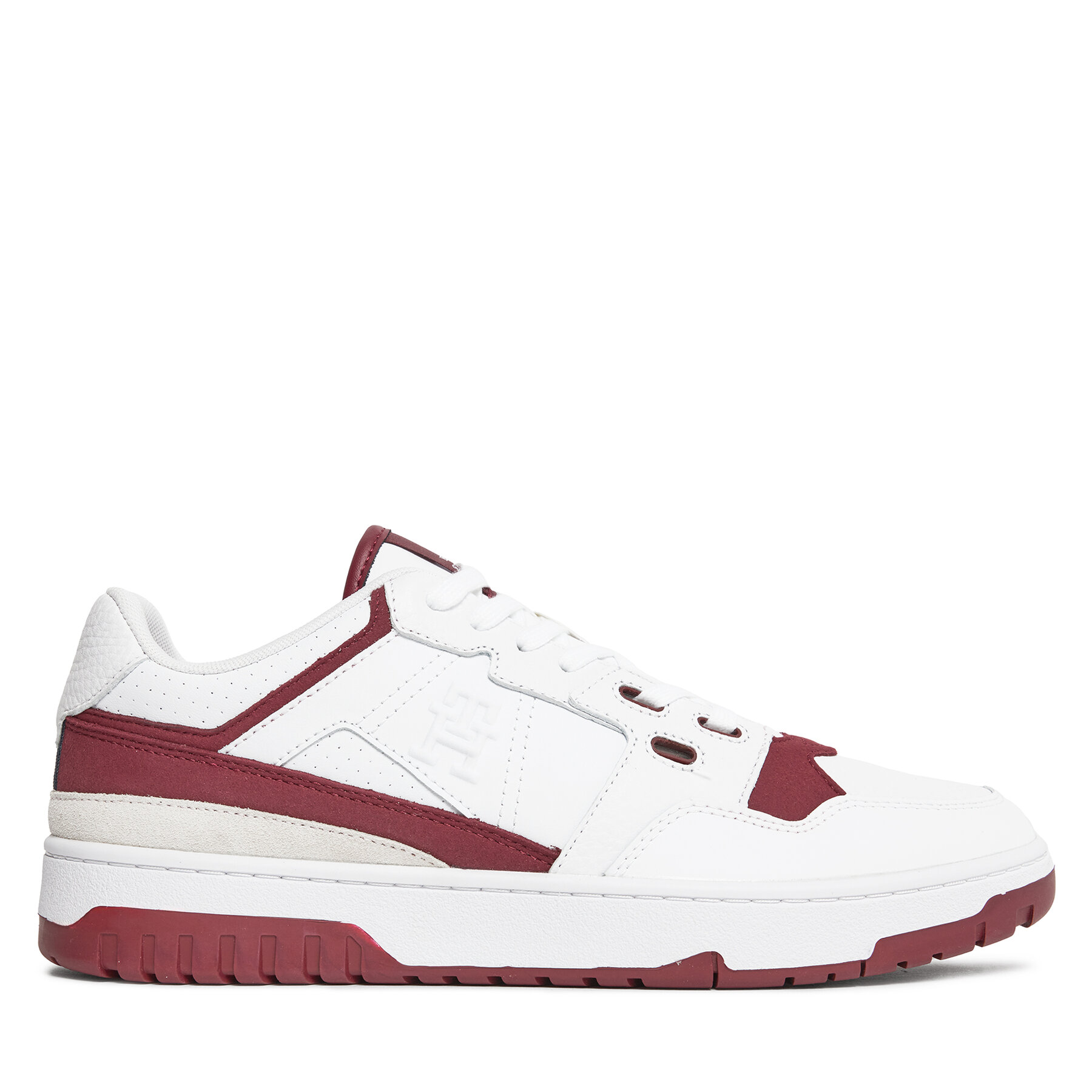 Sneakers Tommy Hilfiger Th Basket Street Lth FM0FM04874 Rouge XJS von Tommy Hilfiger