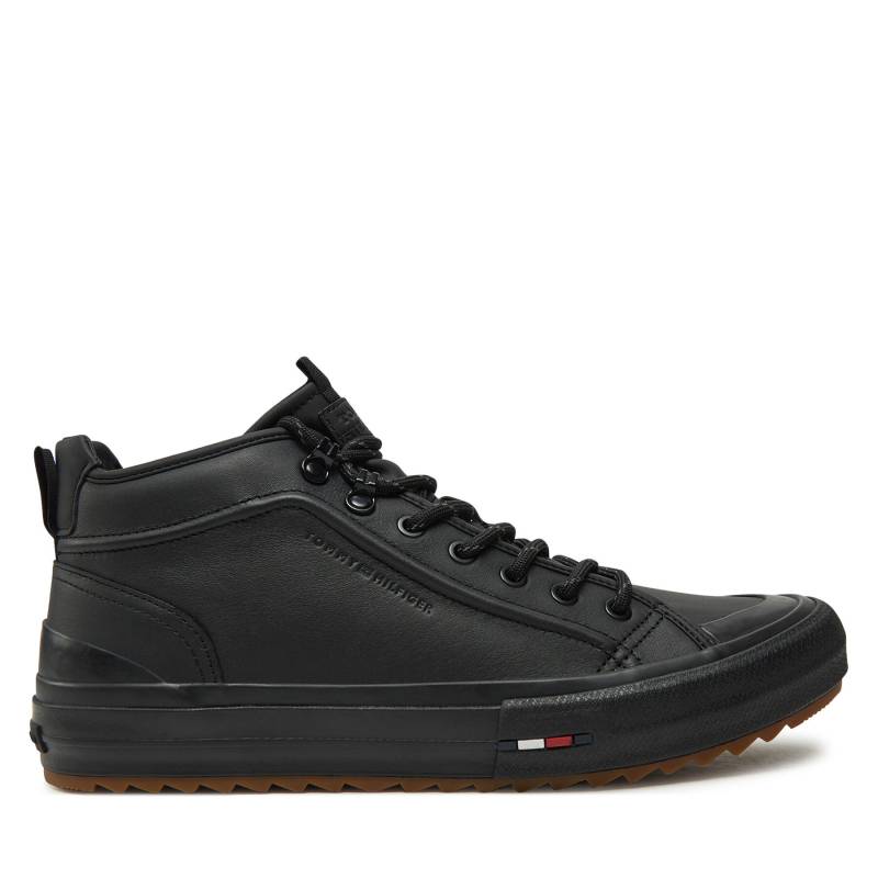 Sneakers Tommy Hilfiger Th Hi Vulc Cleat Lth FM0FM05313 Schwarz von Tommy Hilfiger