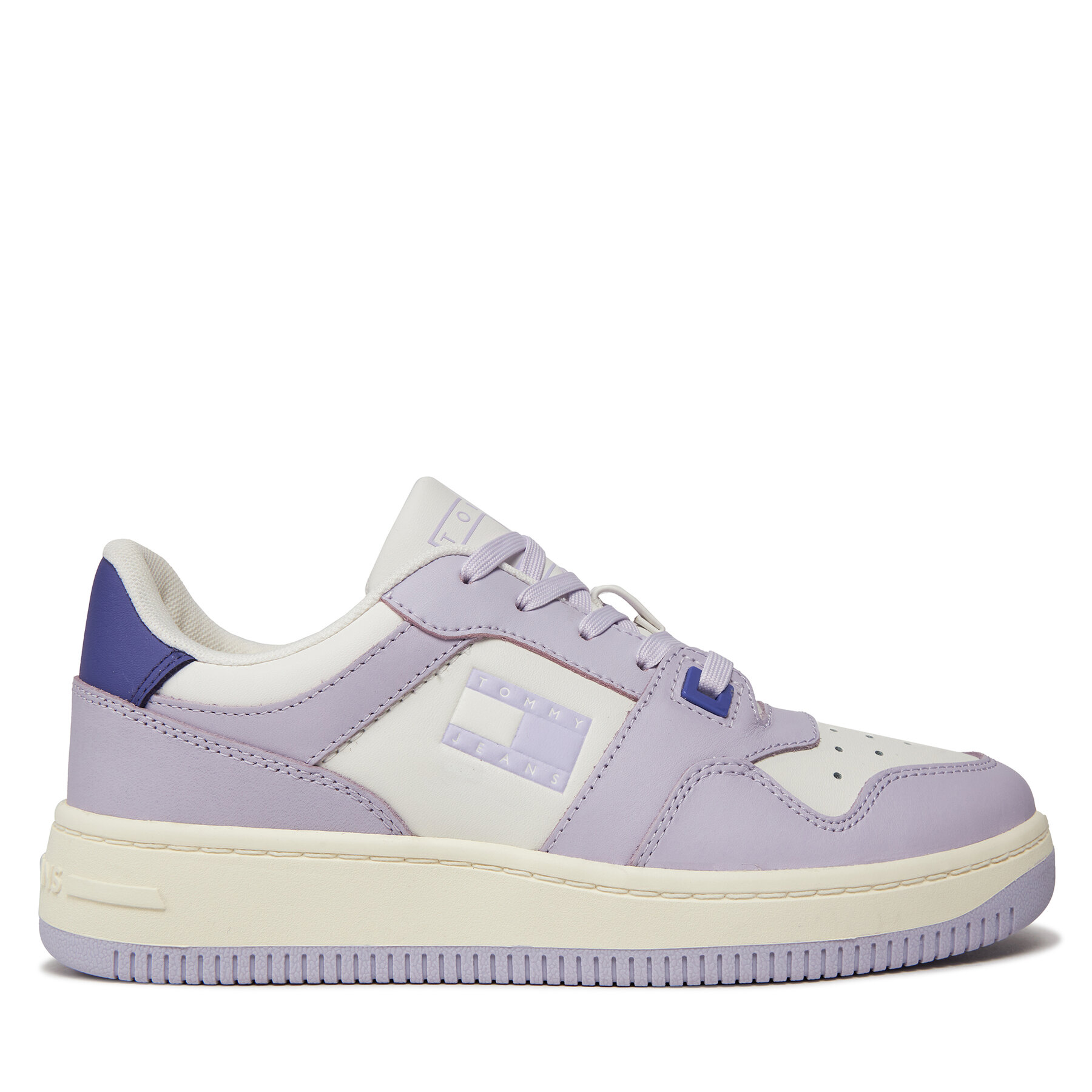 Sneakers Tommy Hilfiger Tjw Retro Basket Tonal Logo EN0EN02483 Lavender Flower W06 von Tommy Hilfiger