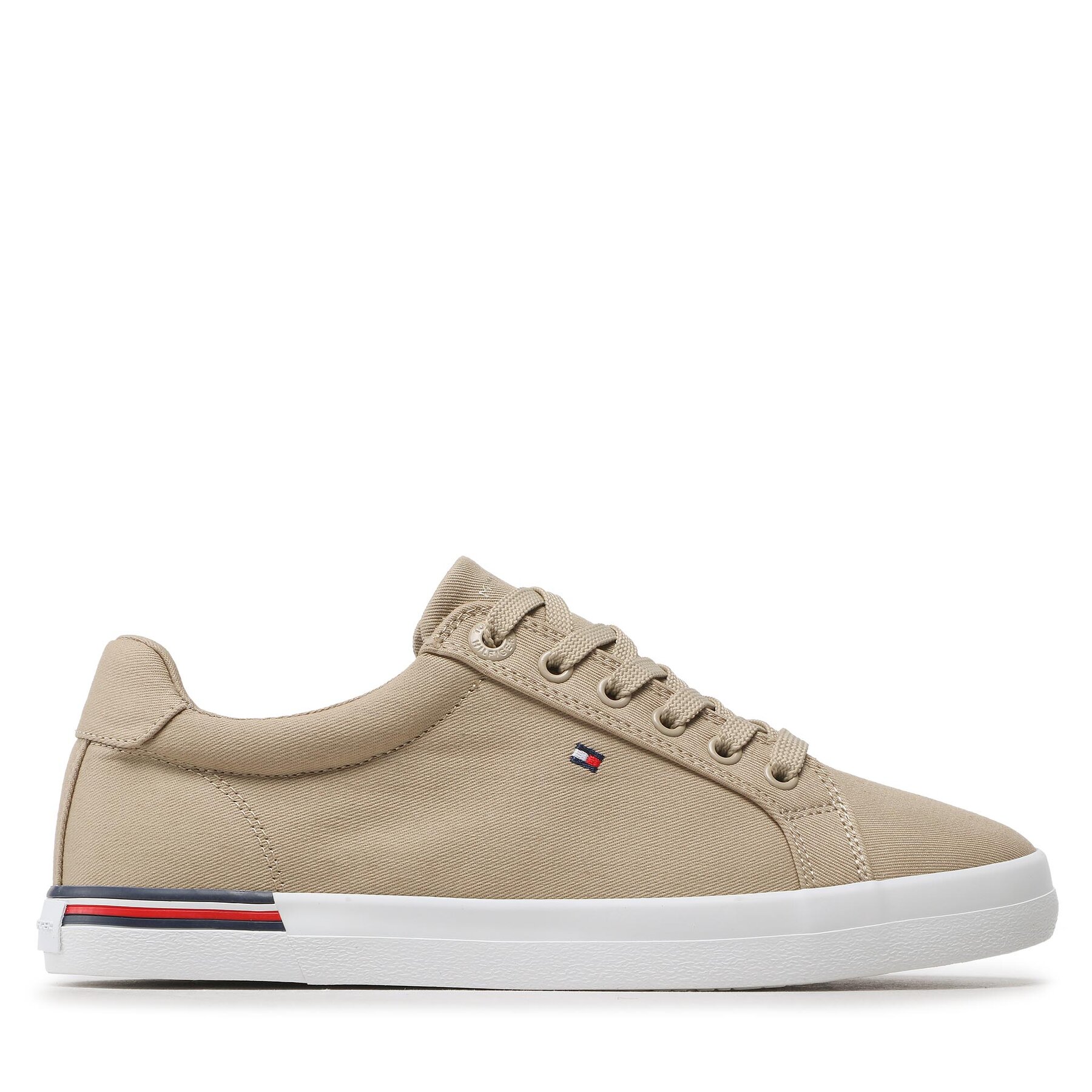 Sneakers aus Stoff Tommy Hilfiger Essential Stripes FW0FW06954 Sandalwood RBT von Tommy Hilfiger