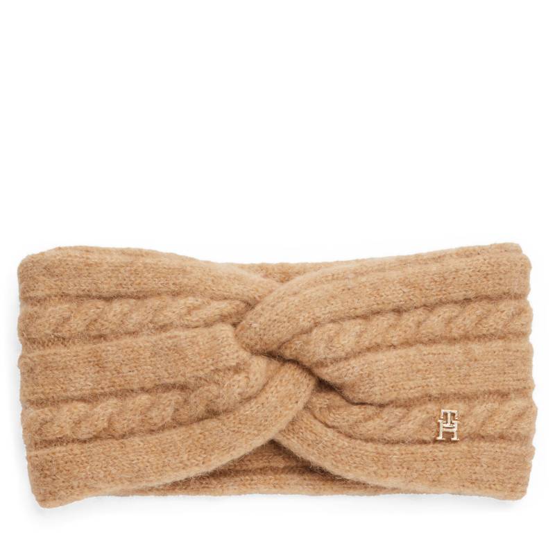 Stirnband Tommy Hilfiger AW0AW16971 Beige von Tommy Hilfiger