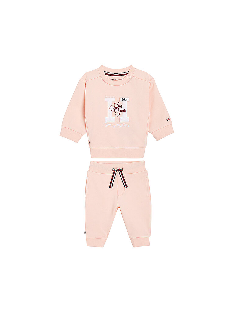 TOMMY HILFIGER Baby Set Pullover und Hose 2-teilig  rosa | 86 von Tommy Hilfiger