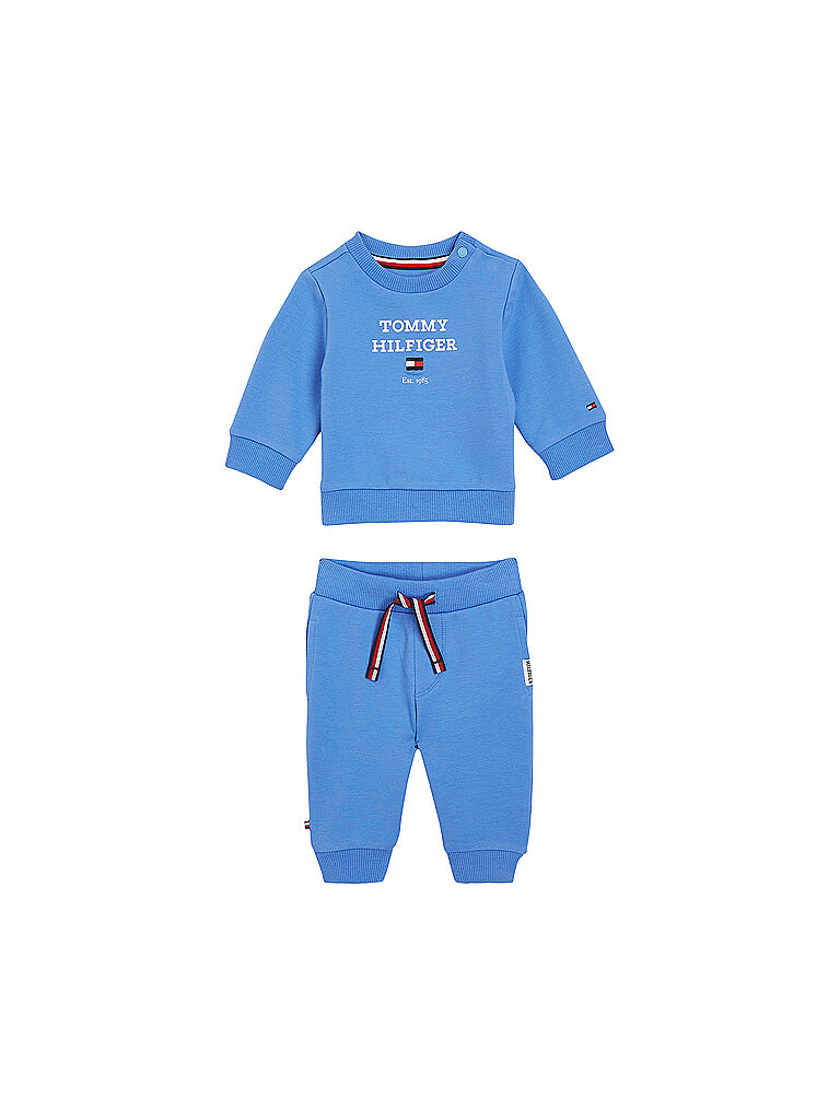 TOMMY HILFIGER Baby Set Sweater und Hose 2-teilig blau | 62 von Tommy Hilfiger