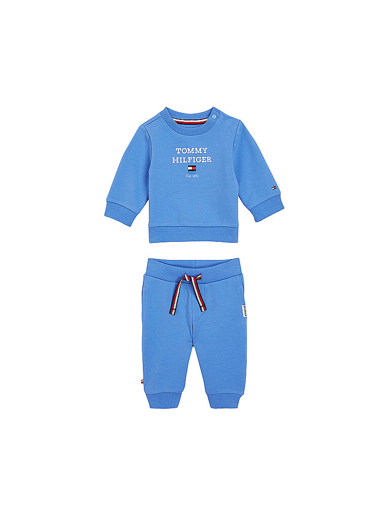 TOMMY HILFIGER Baby Set Sweater und Hose 2-teilig blau | 68 von Tommy Hilfiger