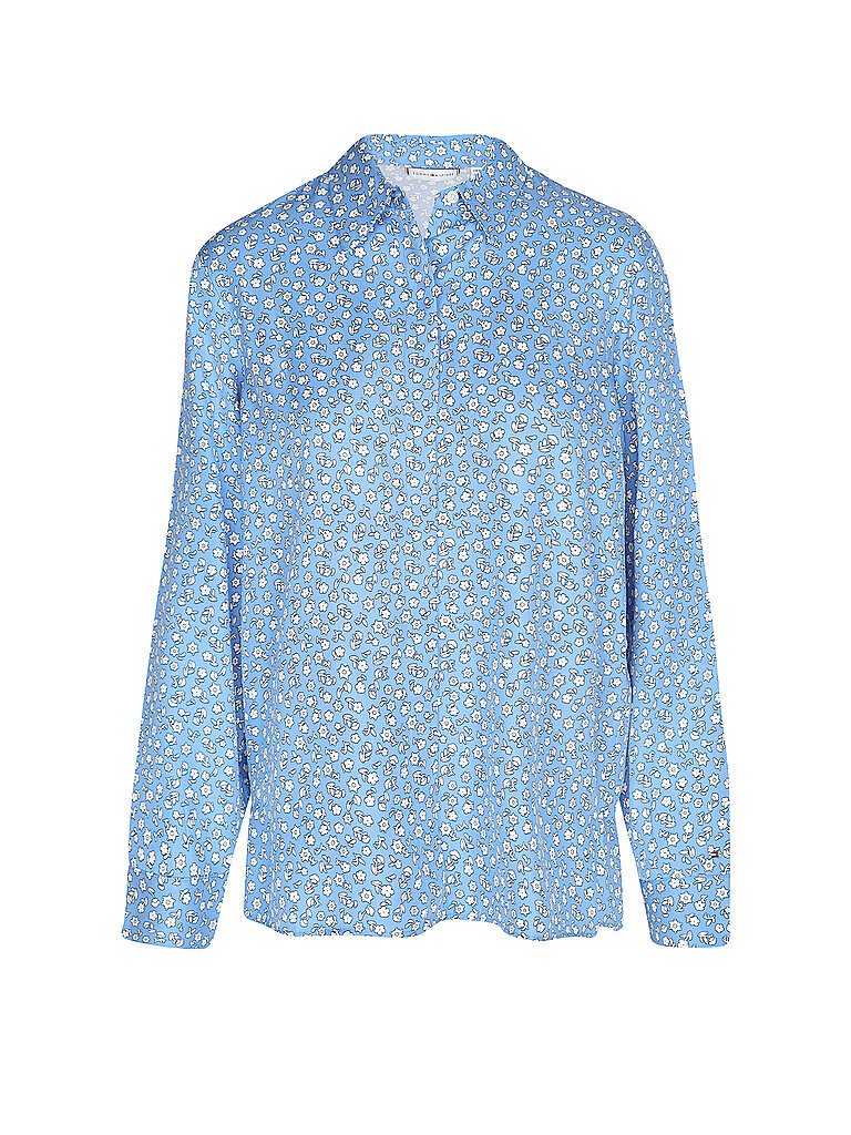 TOMMY HILFIGER Bluse blau | 40 TOMMY HILFIGER Bluse blau | 40 von Tommy Hilfiger