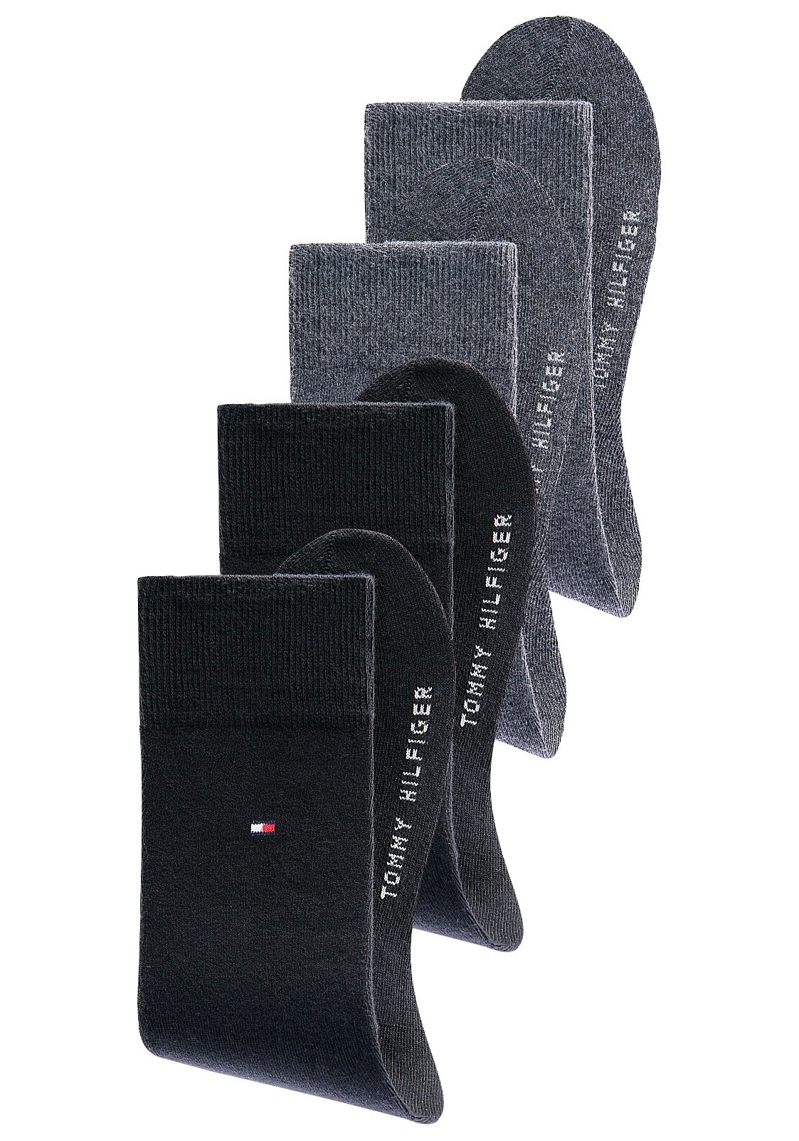 Tommy Hilfiger Businesssocken, (4 Paar), mit druckfreien Nähten von Tommy Hilfiger