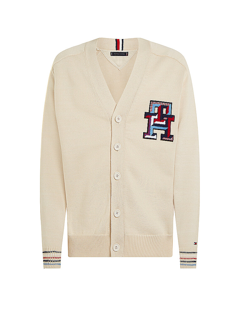 TOMMY HILFIGER Cardigan  beige | L von Tommy Hilfiger