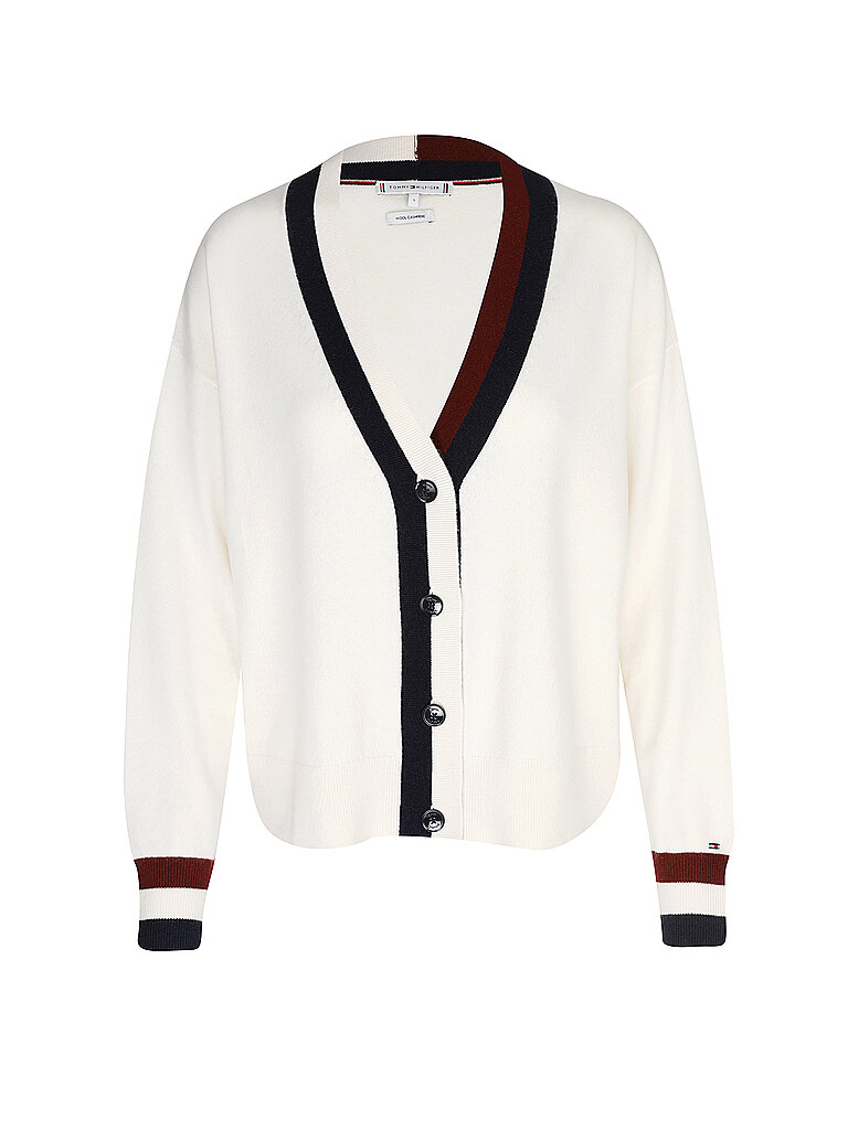 TOMMY HILFIGER Cardigan creme | M von Tommy Hilfiger