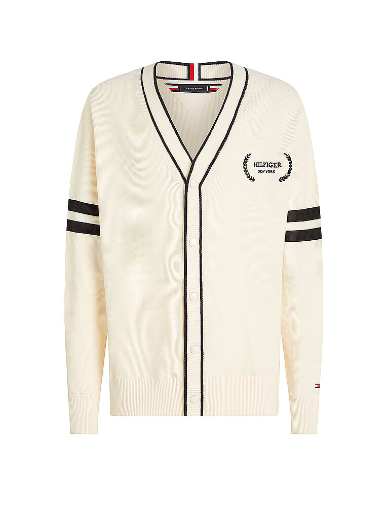 TOMMY HILFIGER Cardigan creme | M von Tommy Hilfiger