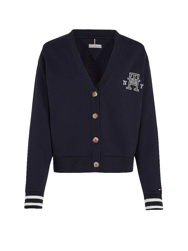 TOMMY HILFIGER Cardigan dunkelblau | L von Tommy Hilfiger