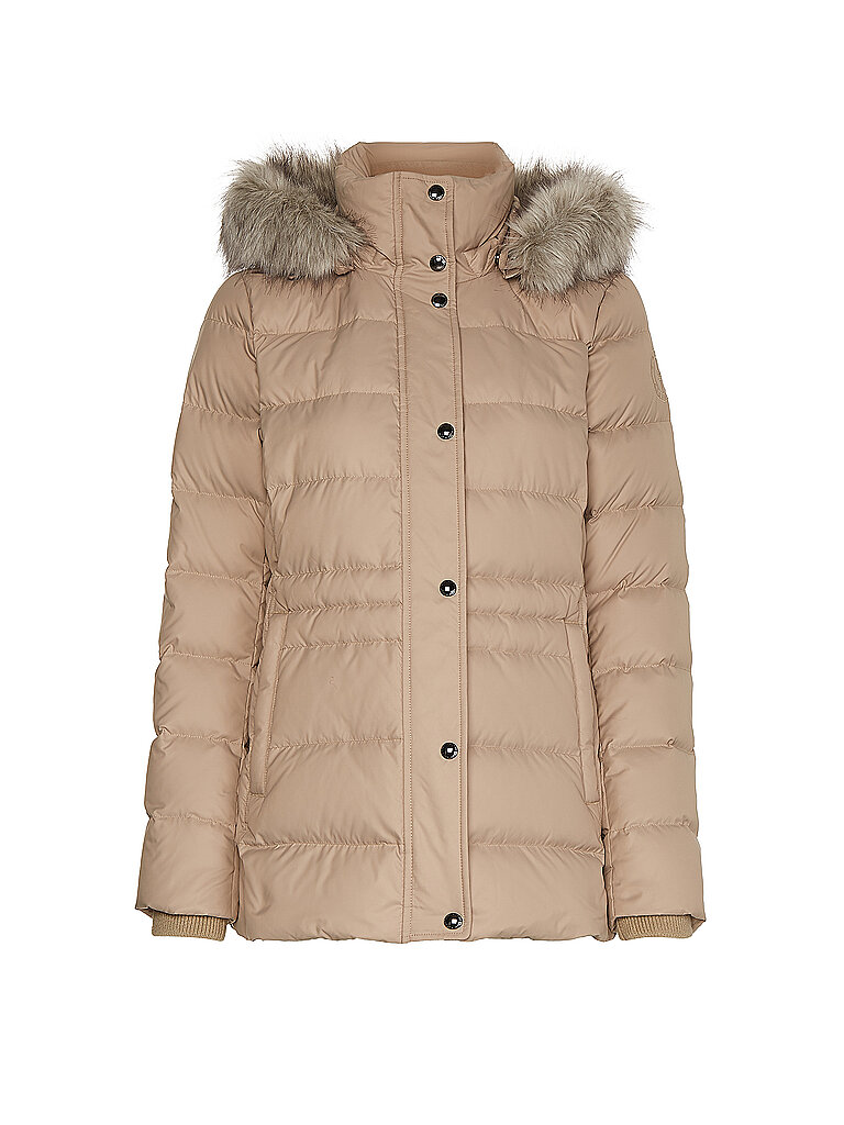 TOMMY HILFIGER Daunenjacke TYRA beige | S von Tommy Hilfiger