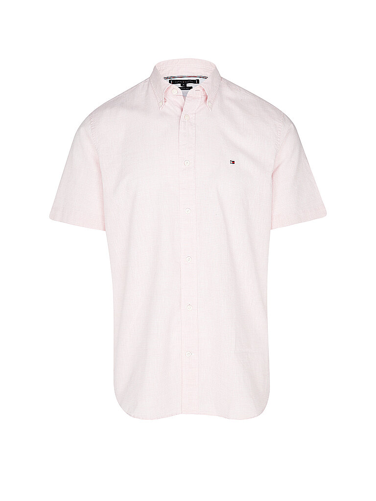 TOMMY HILFIGER Hemd Regular Fit  rosa | S von Tommy Hilfiger