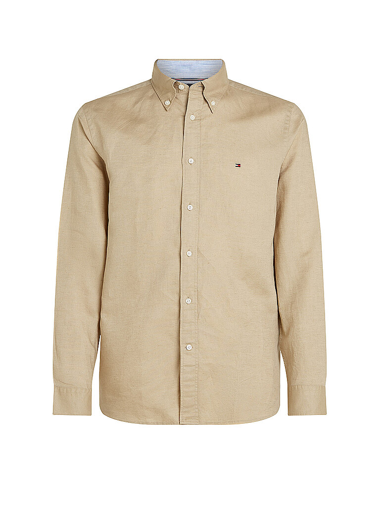 TOMMY HILFIGER Hemd beige | XXXL TOMMY HILFIGER Hemd beige | XXXL von Tommy Hilfiger