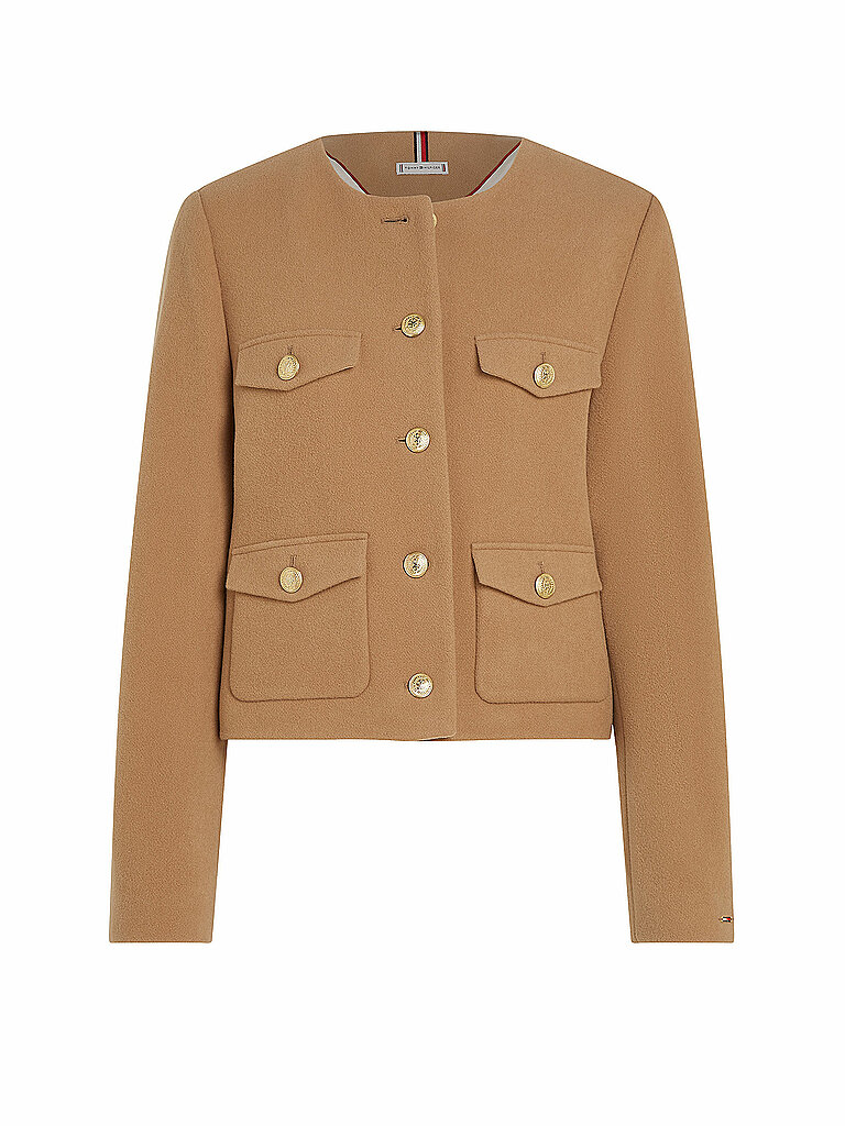 TOMMY HILFIGER Jacke camel | 34 TOMMY HILFIGER Jacke camel | 34 von Tommy Hilfiger