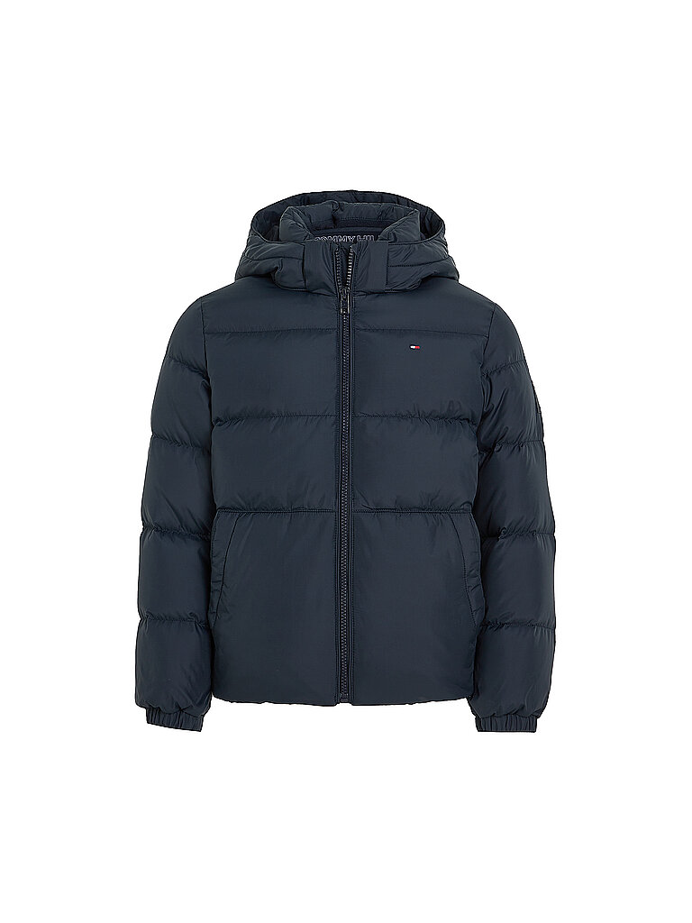 TOMMY HILFIGER Jungen Steppjacke dunkelblau | 140 von Tommy Hilfiger
