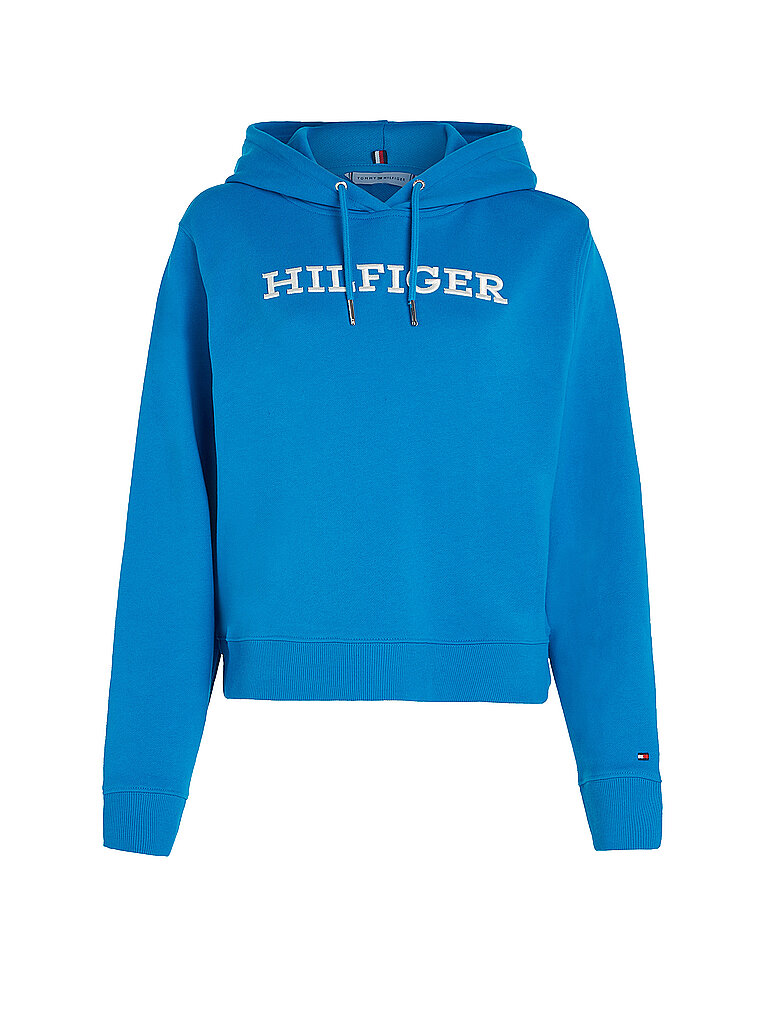 TOMMY HILFIGER Kapuzensweater - Hoodie blau | L von Tommy Hilfiger