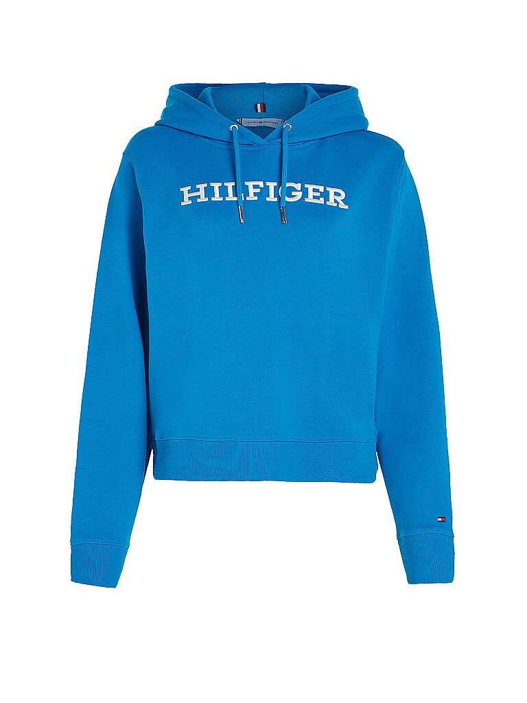 TOMMY HILFIGER Kapuzensweater - Hoodie blau | XL von Tommy Hilfiger