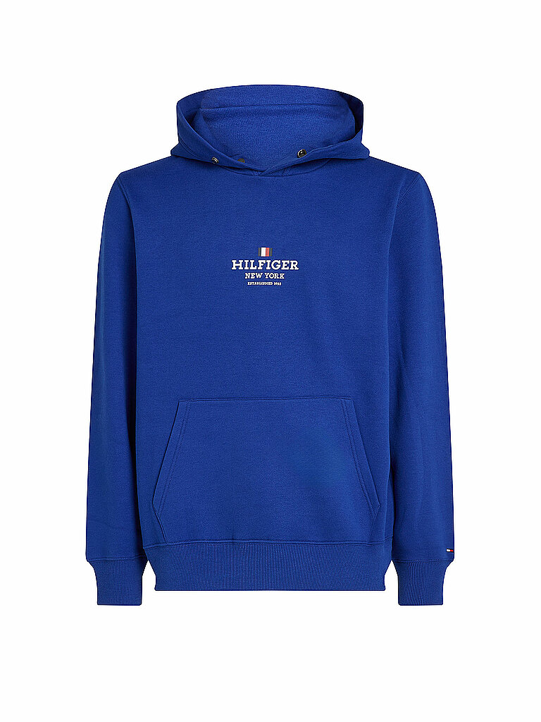 TOMMY HILFIGER Kapuzensweater - Hoodie blau | XL von Tommy Hilfiger