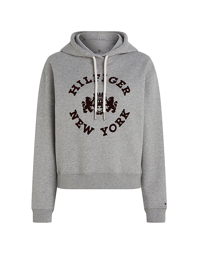 TOMMY HILFIGER Kapuzensweater - Hoodie grau | L von Tommy Hilfiger