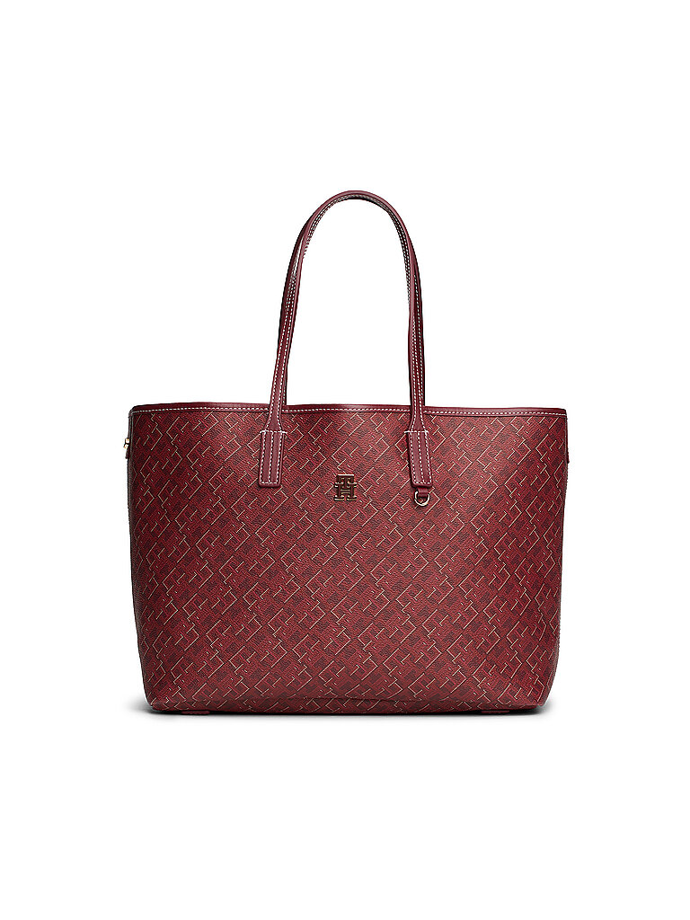 TOMMY HILFIGER Ledertasche - Shopper TH MONOPLAY LEATHER TOTE rot TOMMY HILFIGER Ledertasche - Shopper TH MONOPLAY LEATHER TOTE rot von Tommy Hilfiger