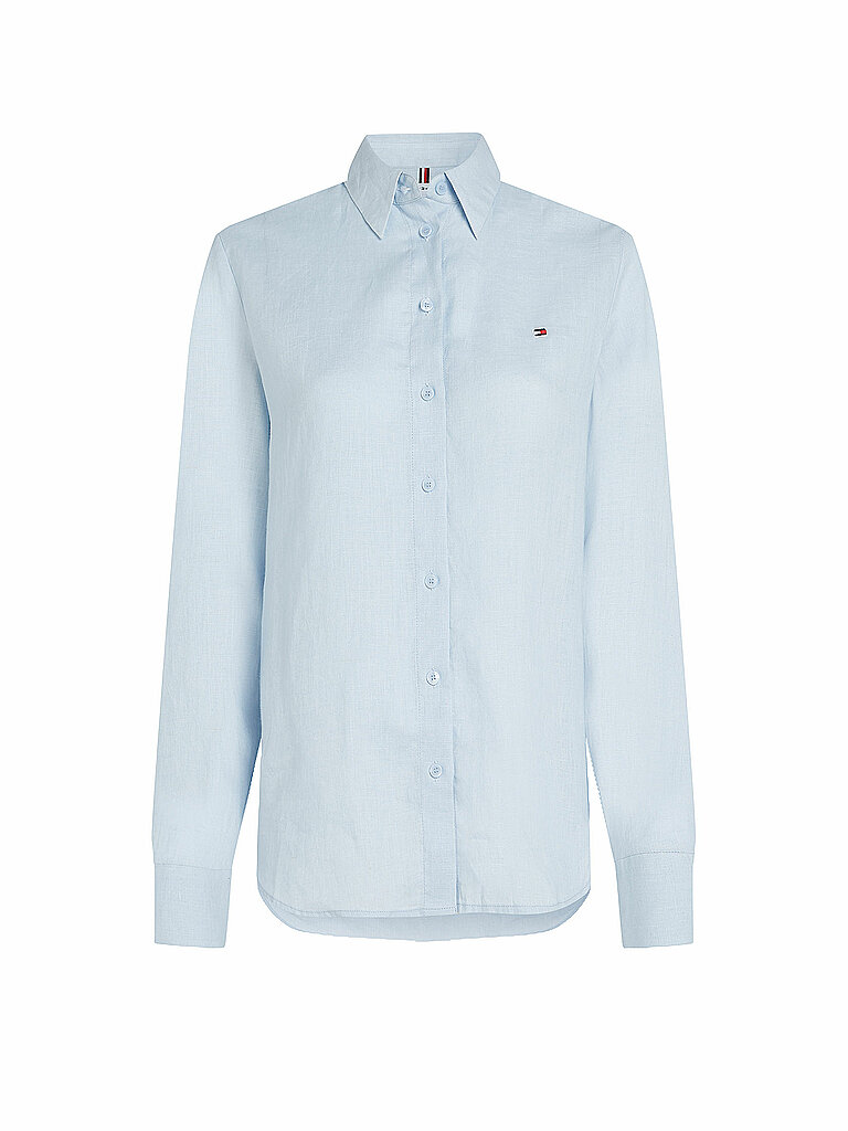 TOMMY HILFIGER Leinenbluse hellblau | 38 TOMMY HILFIGER Leinenbluse hellblau | 38 von Tommy Hilfiger