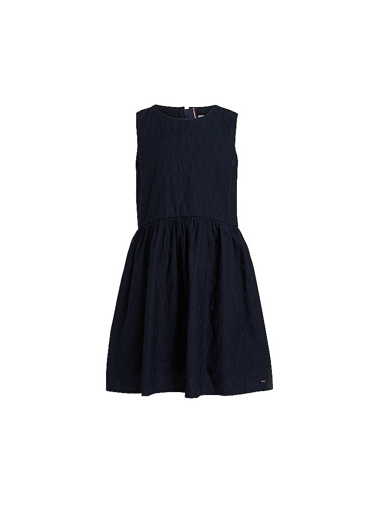 TOMMY HILFIGER Mädchen Kleid dunkelblau | 140 von Tommy Hilfiger