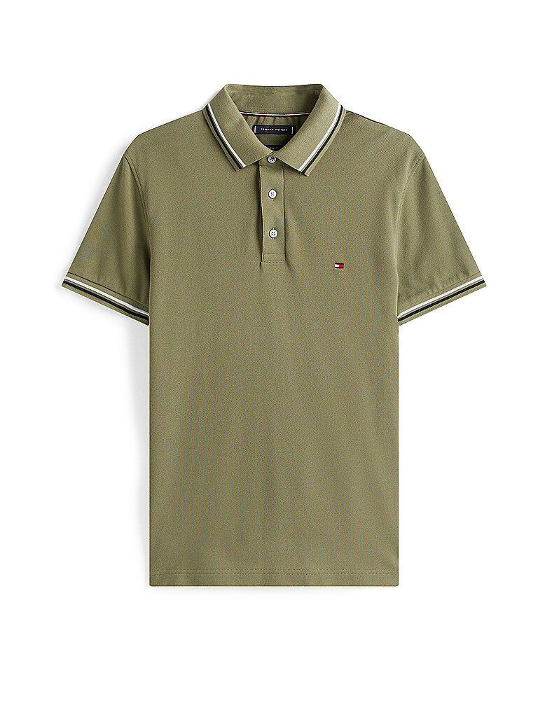 TOMMY HILFIGER Poloshirt Slim Fit olive | M TOMMY HILFIGER Poloshirt Slim Fit olive | M von Tommy Hilfiger