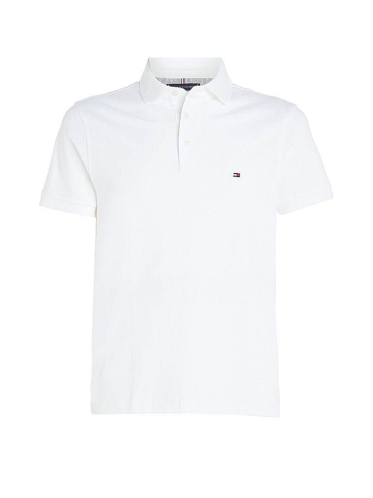 TOMMY HILFIGER Poloshirt Slim Fit weiss | XL von Tommy Hilfiger