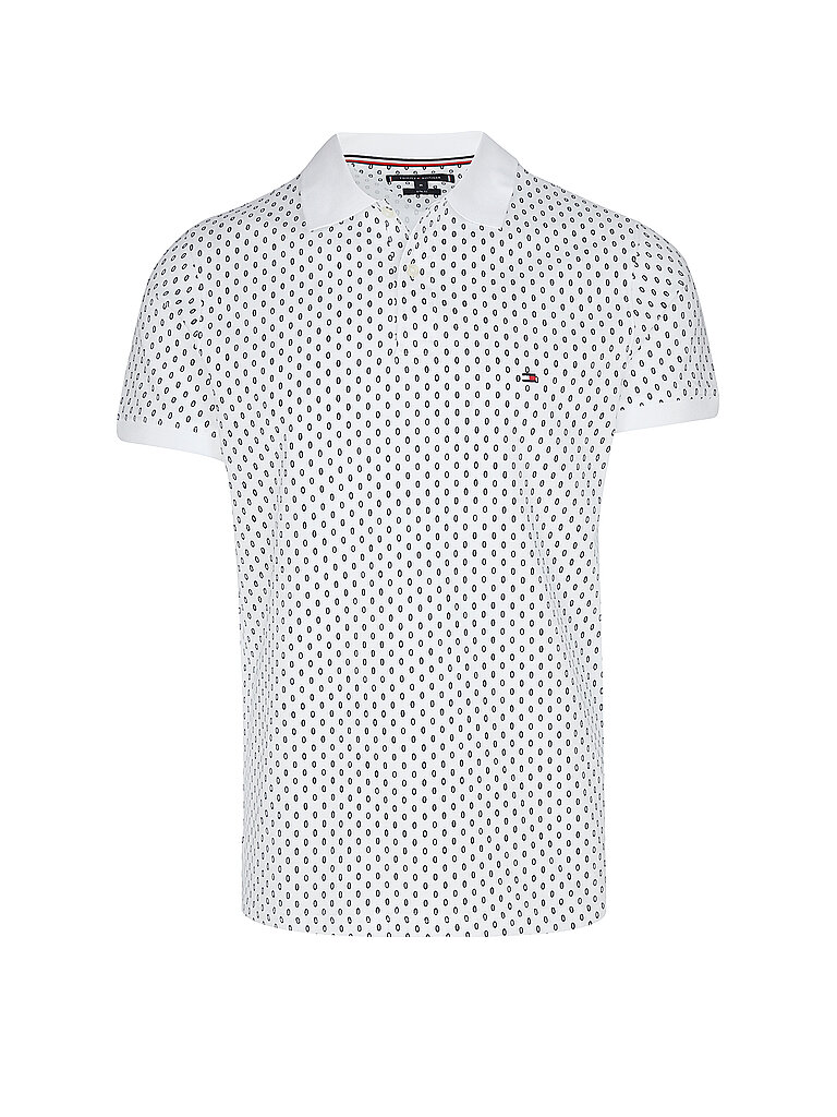 TOMMY HILFIGER Poloshirt Slim Fit weiss | XXL von Tommy Hilfiger